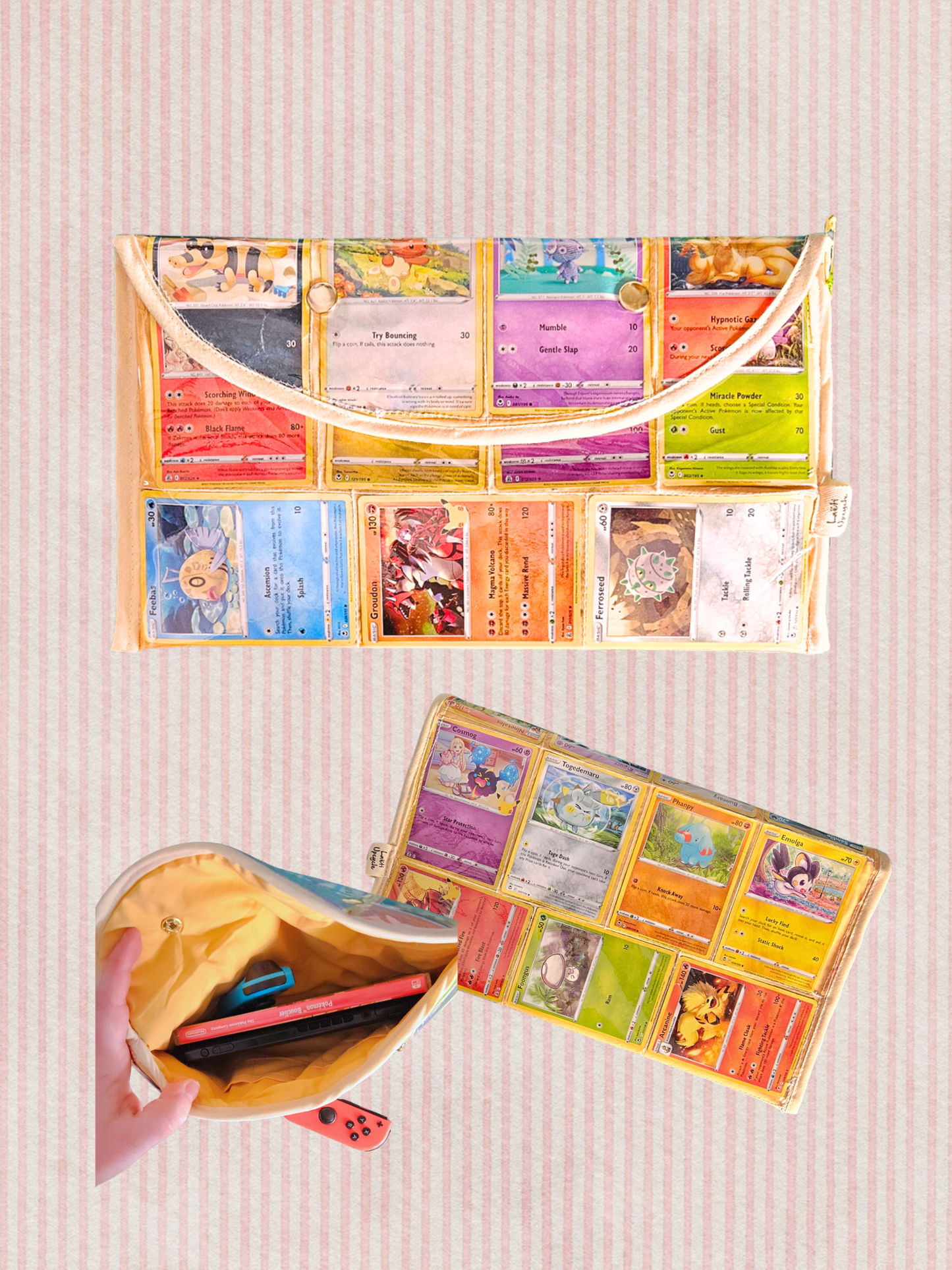 Pochette Upcyclée - Pokémon