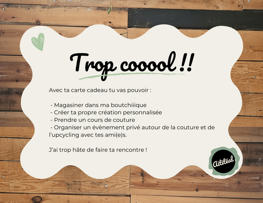 Carte cadeau Aititëal