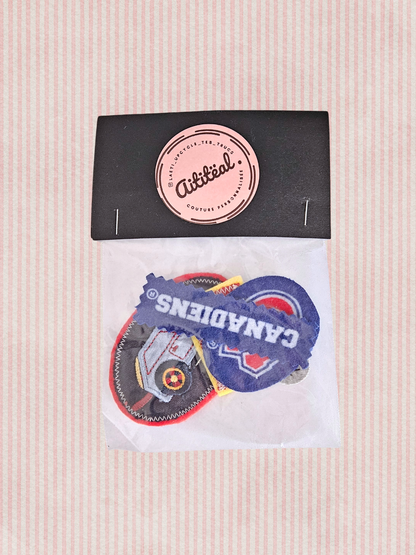 Paquet d'écusson thermocollant Upcyclé