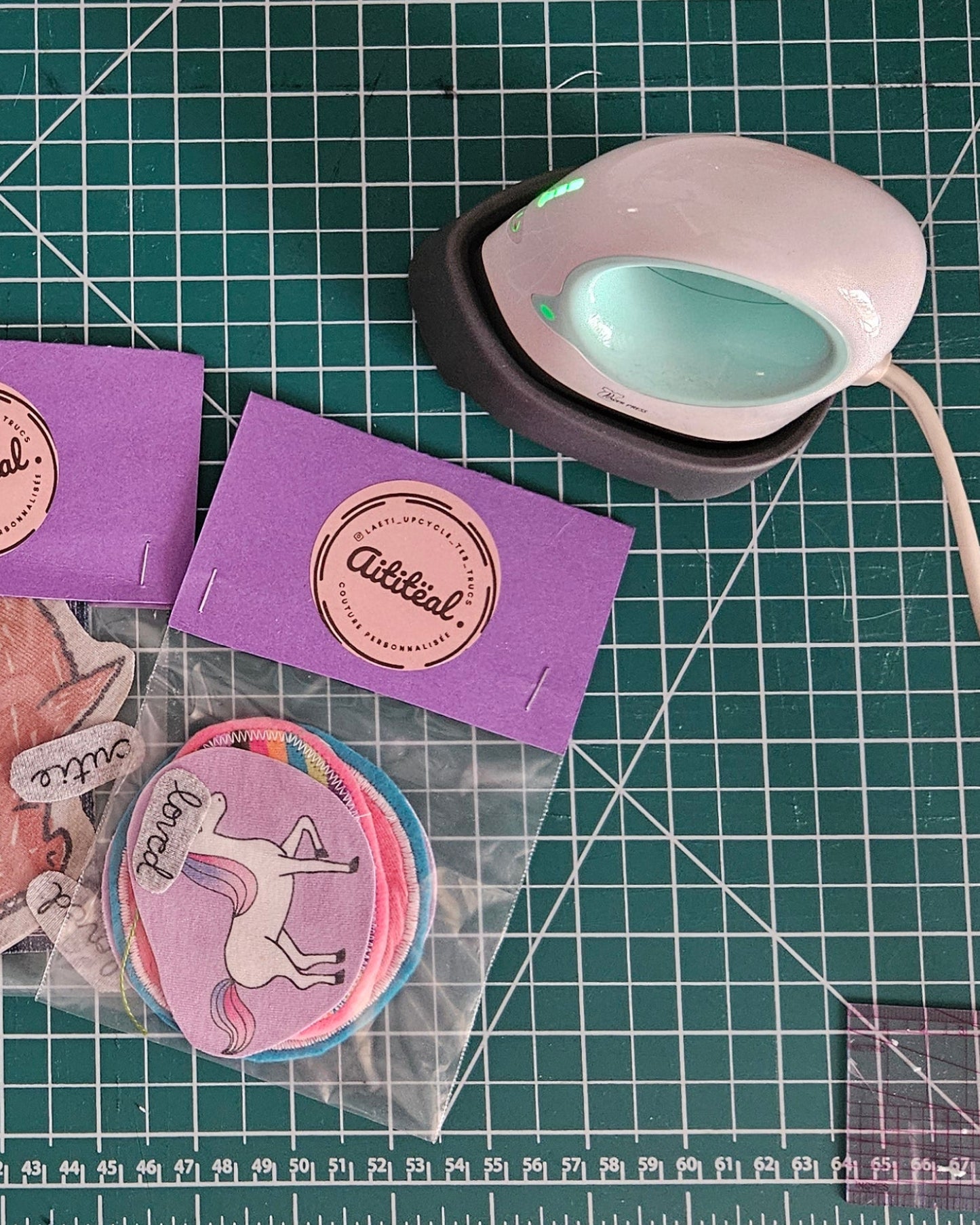 Paquet d'écusson thermocollant Upcyclé
