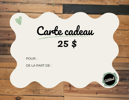 Carte cadeau Aititëal