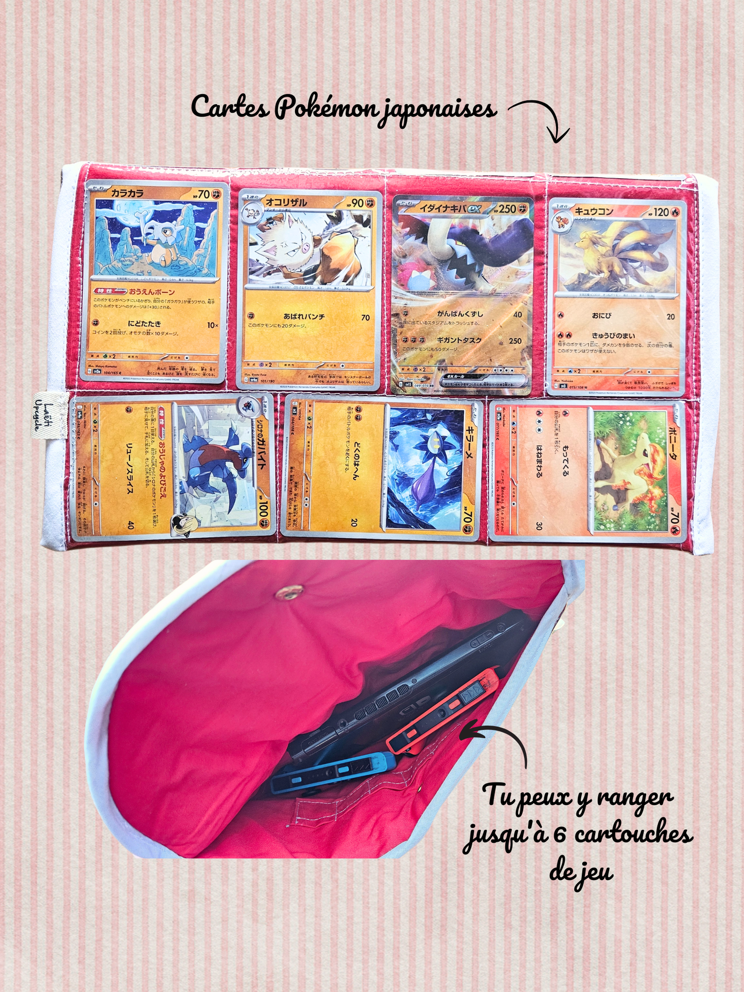 Pochette Upcyclée - Pokémon