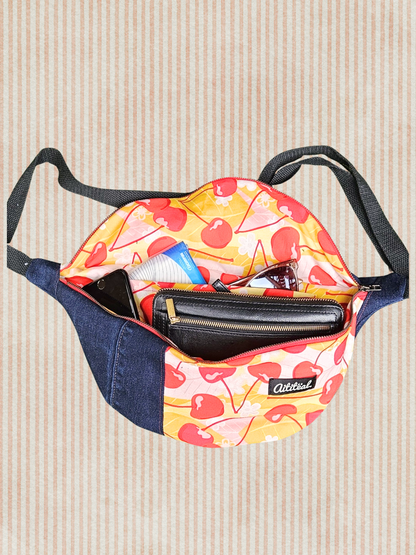 Sac banane Upcyclé - Eagle Eye Cherry