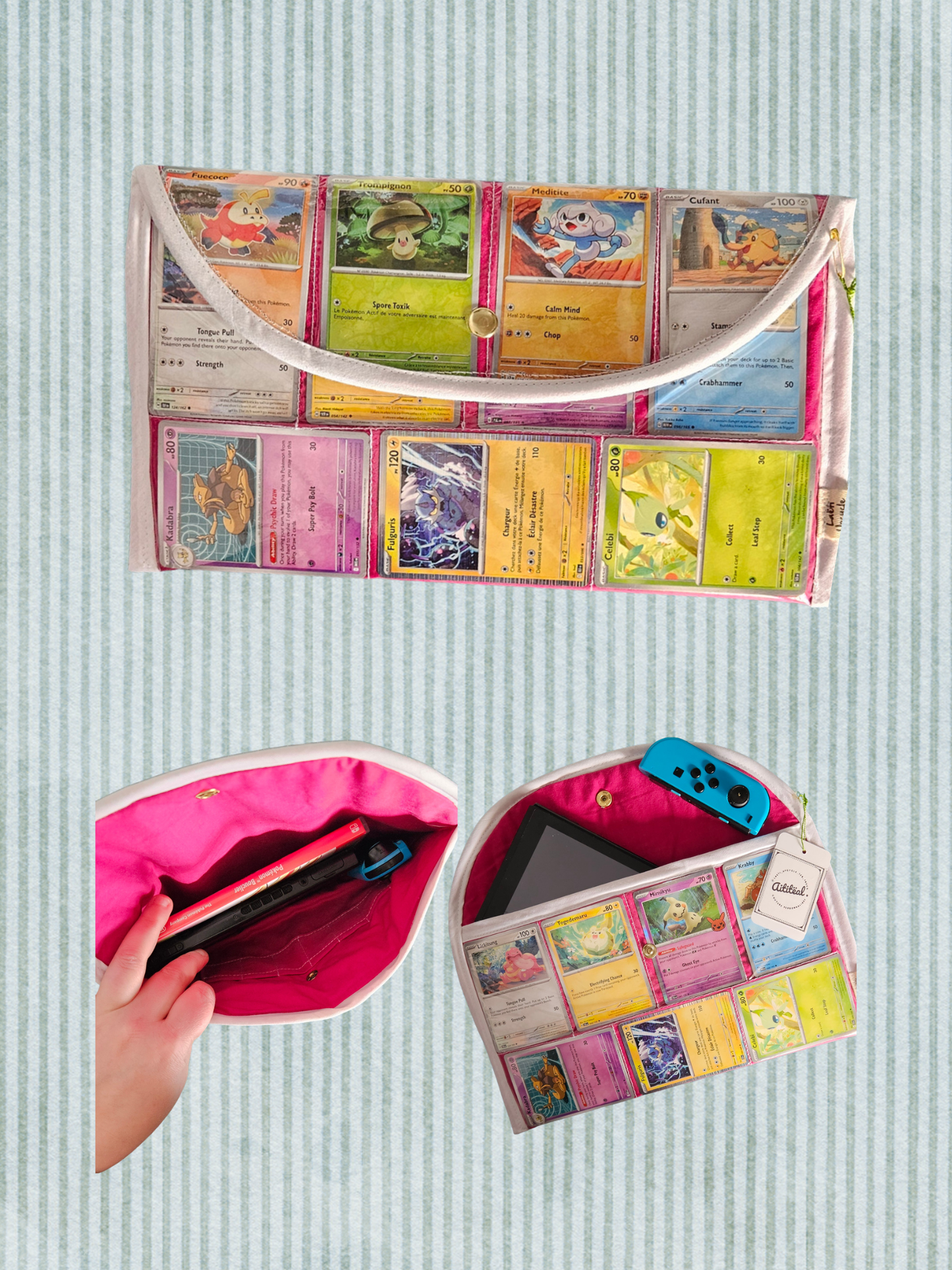 Pochette Upcyclée - Pokémon